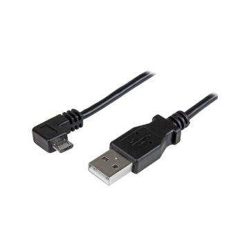 USBAUB2MRA - StarTech 2m Micro-USB Charge+Sync Cable M M Right-Angle 24AWG 