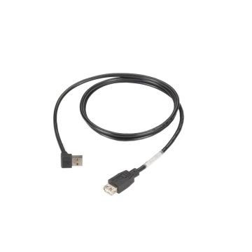 USBR08-0004 - Black Box Usb 2.0 Cable - Type A Male (Right Angle) To Type A Female, 4-Ft. (1.2-M)