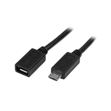 USBUBEXT50CM - StarTech Cable 0.5m USB 2.0 Micro-USB Extension Cable M F 