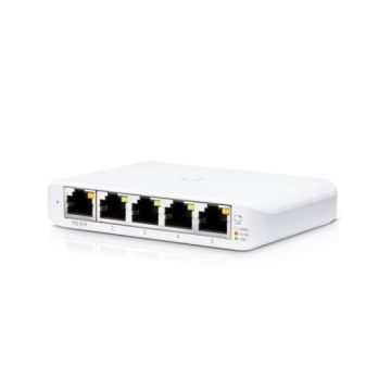 USW-FLEX-MINI-5 - Ubiquiti UniFi Flex Mini 5-Ports 10/100/1000BASE-T Ethernet Layer 2 Desktop Managed Network Switch