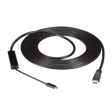VA-USBC31-HDMI4K-016 - Black Box Usb-C Adapter Cable - Usb-C To Hdmi 2.0 Active Adapter, 4K60, Hdcp 2.2, Dp 1.2 A