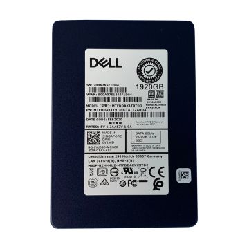 VJ36D - Dell 1.92TB SATA 6Gb/s Read Intensive TLC Hot Swap 2.5-inch Solid State Drive (SSD) for PowerEdge Server