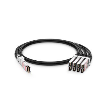 VMG7H - Dell 2M 2x 100GbE QSFP28-DD to 8x SFP28 Direct Attach Copper Breakout Cable