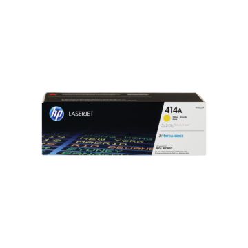 W2022A - HP 414A Yield 2100 Pages Yellow Toner Cartridge for LaserJet Enterprise M480f and M455dn