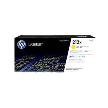 W2122X - HP 212X High-Yield 10000 Pages Yellow Toner Cartridge for LaserJet Enterprise M554dn M578dn and M578f
