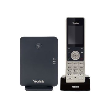 W76P - Yealink Single-Port Ethernet 2.4-inch LCD Cordless DECT Handset