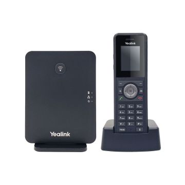 W79P - Yealink Single-Port Ethernet 1.8-inch LCD Bluetooth Ruggedized Cordless DECT Handset