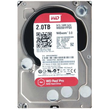 WD2001FFSX - Western Digital Red Pro NAS 2TB SATA 6Gb/s 7200RPM 64MB Cache 3.5-inch Internal Hard Drive