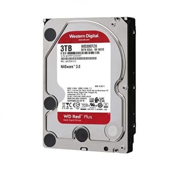 WD30EFZX - Western Digital Red Plus NAS 3TB SATA 6Gb/s 5400RPM 128MB Cache 3.5-inch Internal Hard Drive