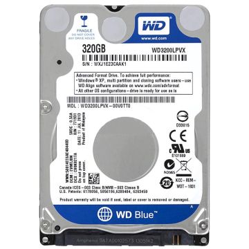 WD3200LPVX - Western Digital Blue PC 320GB SATA 6Gb/s 5400RPM 8MB Cache 2.5-inch Internal Hard Drive