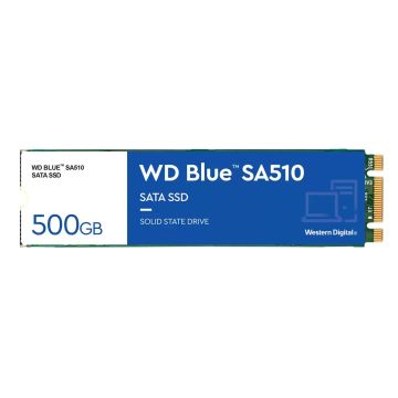 WDBB8H5000ANC-WRWN - Western Digital Blue SA510 500GB SATA 6Gb/s 3D NAND TLC M.2 2280 Solid State Drive (SSD)