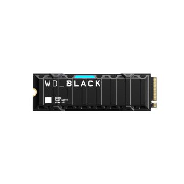 WDBBKW0010BBK - Western Digital Black SN850 1TB PCI Express 4.0 x4 NVMe 3D NAND TLC M.2 2280 Solid State Drive (SSD) with Heatsink