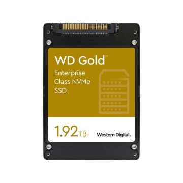 WDS192T1D0D - Western Digital Gold Enterprise Class 1.92TB PCI Express 3.1 x4 NVMe 3D NAND TLC U.2 2.5-inch Solid State Drive (SSD)