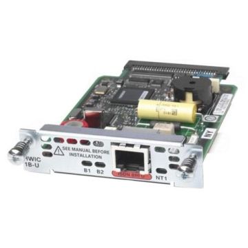 WIC-1B-U-V2 - Cisco Sinlge Port ISDN BRI U High-Speed WAN Interface Card