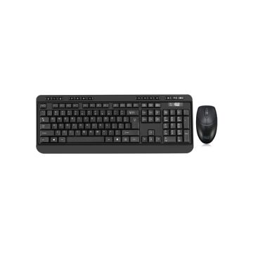 WKB-1320CB - Adesso Antimicrobial Wireless Desketop Keyboard & Mouse Combo
