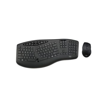 WKB-1600CB - Adesso KB 2.4Ghz Wireless Slim Ergonomic Keyboard and Mouse Combo