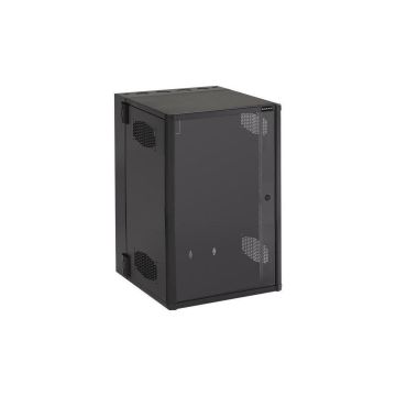 WMD19-2425-PQU - Black Box Wallmount Cabinet Enclosure 19U,24-In. W X 25-In. D,19-In. Rackmount,M6 Rails,Lo