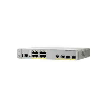 WS-C3560CX-8TC-S - Cisco Catalyst 3560-CX Series 8-Ports 10/100/1000BASE-T Ethernet Layer 3 Rack-mountable Managed Network Switch with 2-Ports SFP