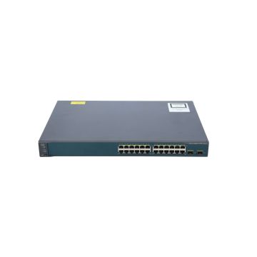 WS-C3560V2-24PS-E - Cisco Catalyst 3560V2 24-Ports 10/100BASE-TX Fast Ethernet Layer 3 Rack-mountable Managed Network Switch
