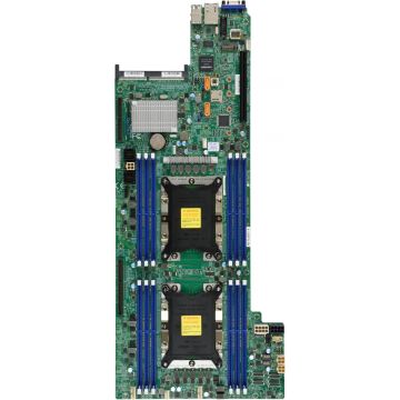 X11DPFF-SN - Supermicro Socket LGA 3647 Intel C621 Chipset Intel Xeon Processors Support DDR4 12x DIMM 12x SATA3 6.0Gb/s Proprietary FatTwin Server Motherboard