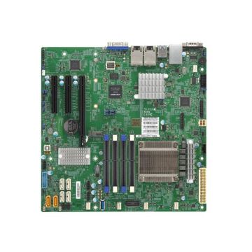X11SSH-GF-1585 - Supermicro Xeon E3-1585v5 Single Socket BGA1440 DDR4 SATA PCI-Express M.2 Supported Micro-ATX Server Motherboard