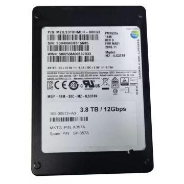 X319A - Netapp 7.68TB SAS 12Gb/s 2.5-inch Solid State Drive (SSD) with Tray for DS224C and FAS2650