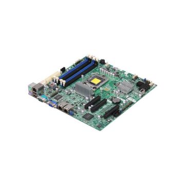 X9SCL - Supermicro Core i3 G2/G3 Celeron/Pentium Xeon E3-1200/E3-1200v2 Single Socket LGA1155 DDR3 SATA PCI-Express Supported uATX Server Motherboard