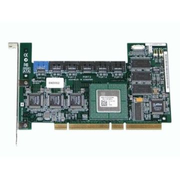 XD084 - Dell 6-Ports SATA PCI-X 64MB Cache 0/1/5/10 RAID Controller for PowerEdge SC1420