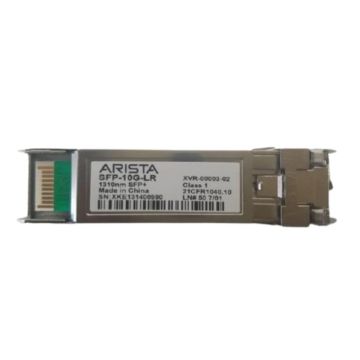 XVR-00003-02 - Arista 10Gbps 10GBase-LR Single-mode Fiber 10km 1310nm Duplex LC Connector SFP+ Transceiver Module