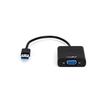 Y10A178-B1 - Rocstor Usb 3.0 Male To Vga Female 6 Adapter -