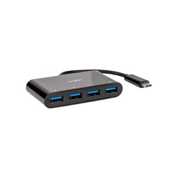 Y10A228-B2 - Rocstor 4 Port Usb C Hub - Usb-C To 4X Usb-A 3.0 Hub - Bus Powered - - External - 4 Usb