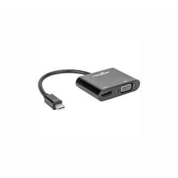 Y10A261-B1 - Rocstor 2-In-1 Mini Dp To Hdmi 4K 30 Hz Or Vga