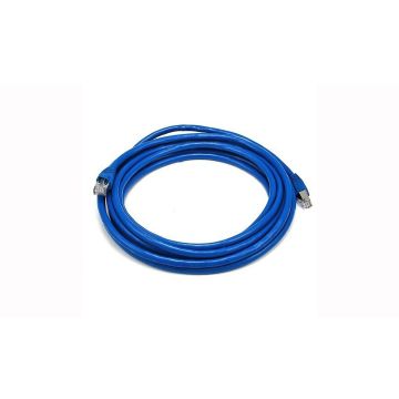 Y10C574-BL - Rocstor 6In Cat6A Ethernet Cable - Snagless-Blue