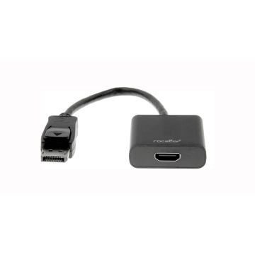 Y10C670-B1 - Rocstor Displayport 1.4 To Hdmi Active Cable 6Ft