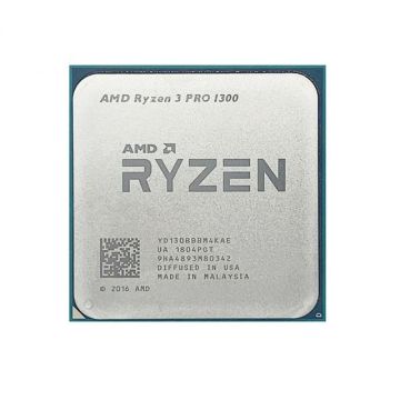 YD130BBBAEMPK - AMD Ryzen 3 PRO 1300 Quad-Core 3.5GHz 8MB L3 Cache Socket AM4 Processor