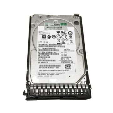 EG002400JWJNT - HP 2.4TB SAS 12Gb/s Hot Swap Digitally Signed 10000RPM (512e) 2.5-inch Internal Hard Drive with Smart Carrier for ProLiant G10