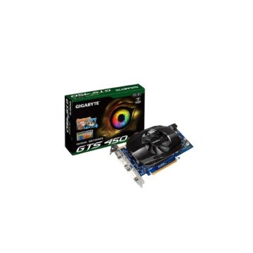 GV-N450-1GI - Gigabyte GeForce GTS 450 1GB GDDR5 128-Bit PCI-Express 2.0 2x DVI-I 1x Mini HDMI Graphics Card
