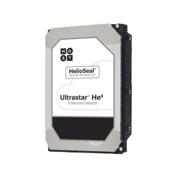 HUH728080AL5204 - Hitachi Dell Ultrastar HE8 8TB 7200RPM SAS 12GB/s 128MB Cache 512E 3.5-inch Helium Platform Enterprise Hard Drive