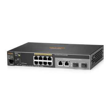 J9774AR#ABB - HPE Aruba 2530-8G 8-Ports 10/100/1000BASE-T PoE+ Layer 2 Rack-mountable Managed Network Switch with 2-Ports SFP