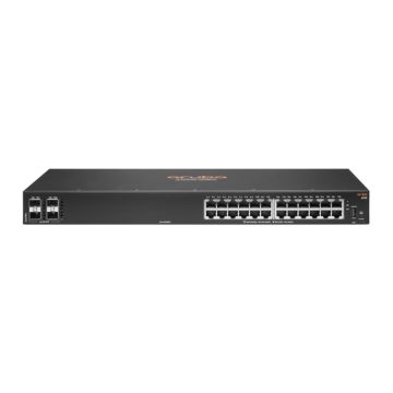 JL678A - HPE Aruba CX 6100 24-Ports 10/100/1000BASE-T Ethernet Layer 2 Rack-mountable Managed Network Switch with 4-Ports SFP+