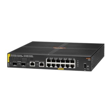 JL679A - HP Aruba CX 6100 Series 12-Ports 10/100/1000BASE-T Class4 PoE Layer 2 Rack-mountable Managed Network Switch with 2-Ports SFP+