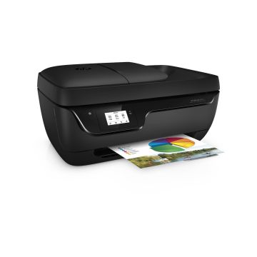 K7V40A#B1H - HP OfficeJet 3830 4800 x 1200 dpi 6 ppm USB, Wi-Fi 2.2-inch Touch Screen LCD Display Desktop Color InkJet All-in-One Printer