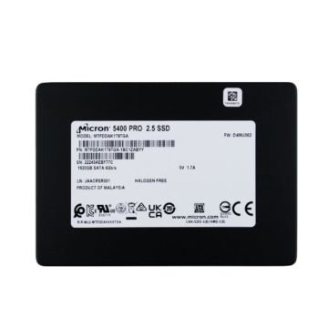 MTFDDAK1T9TGA-1BC1ZABYY - Micron 5400 Pro 1.92TB SATA 6Gb/s Read Intensive 3D NAND TLC (PLP) 2.5-inch Solid State Drive (SSD)