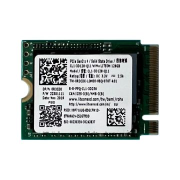 R3CDK - Dell 128GB PCI-Express 3.0 x4 NVMe M.2 2230 Solid State Drive (SSD)