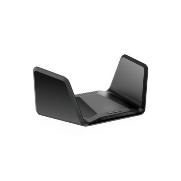 RAXE300-100NAS - Netgear Nighthawk 4-Ports 10/100/1000BASE-T and 1-Port 1/2.5GBASE-T Ethernet AXE7800 Tri Band 2.4GHz 2x2 / 5GHz 4x4 / 6GHz 2x2 802.11ax Wi-Fi 6E Desktop Wireless Router