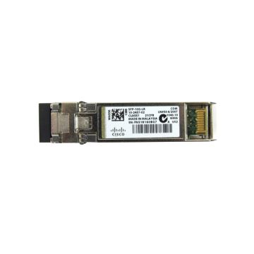 SFP-10G-LR= - Cisco 10Gb/s Single Mode Fiber 10km 1310nm Duplex LC Connector SFP+ Transceiver Module