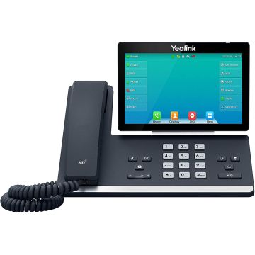 SIP-T57W - Yealink T57W 16-Lines Dual-Ports Ethernet 7-inch Touch Screen Color LCD Display Bluetooth Wi-Fi IP Phone