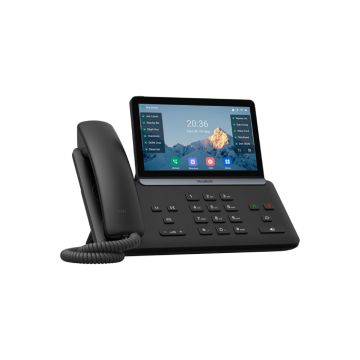 SIP-T87W - Yealink T8 Series 16-Lines Dual-Ports Ethernet 7-inch Color Touch LCD Bluetooth Wi-Fi IP Phone