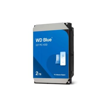 WD20EARZ - Western Digital Blue 2TB SATA 6Gb/s 5400RPM 64MB Cache 3.5-inch Internal Hard Drive