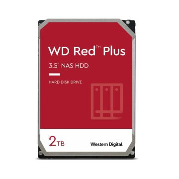 WD20EFRX - Western Digital Red Plus 2TB SATA 6Gb/s 5400RPM 64MB Cache (512e) 3.5-inch Internal Hard Drive 